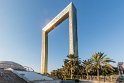 Mit dem Taxi geht es zum Dubai Frame, eine knapp 150 Meter hohe Konstruktion im Zabeel Park gelegen.