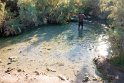 Im Süßwasserpool gespeist aus einer heißen Quelle lässt sich das Salz vom Baden abwaschen.