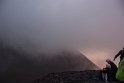 Klatschnass geschwitzt sitzen wir im Wind und warten und warten ...