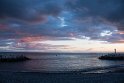 Sonnenunterang überm Hafen Funchal.