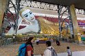 Nachmittags nach kurzer Ruhepause, erster Programmpunkt. Die Kyauk-htat-gyi-Pagode mit einem 70m langen liegendem Buddha, einer der größten von Myanmar.