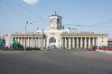 Der Bahnhof von Pjöngjang, hier kommt man unter anderem nach 24 Stunden Fahrt aus Peking mit dem Zug an.