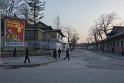 Das Ende unseres 20 minütigen Spaziergangs, ein Blick auf die Kreuzung vor unserem Hotel.