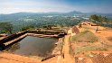 Ein sagenhafter Blick über die Landschaft, Reste der alten Festung und der Wasserspeicher liegen vor mir.