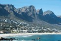 Sonntagmorgen, Start der Peninsula ganztages Tour zum Kap der guten Hoffnung. Hier Camps Bay.