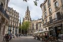 Wir erreichen den Place Carnot, viele Cafes, im Hintergrund die Basilique Saint-Pierre.