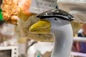 Diese Gans ist glücklicherweise nicht gestopft.