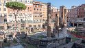 Wir passieren durch Zufall den Platz Largo di Torre Argentina, hier finden sich Reste von 4 Tempeln aus dem 1.-2. Jahrhundert vor Christus.