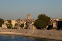 Zurück in Arles, nach kleinem Umweg, dazu später mehr. Blick bei Sonnenuntergang über die Thermes de Constantin und der Église catholique Saint-Julien.